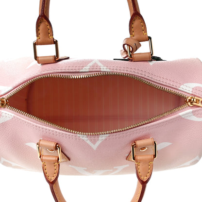 Louis Vuitton Monogram Giant By The Pool Speedy Bandouliere 25 Light Pink 5 of 12