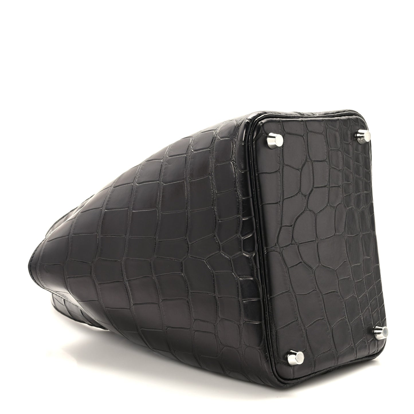 Matte Alligator Picotin Lock 18 Black