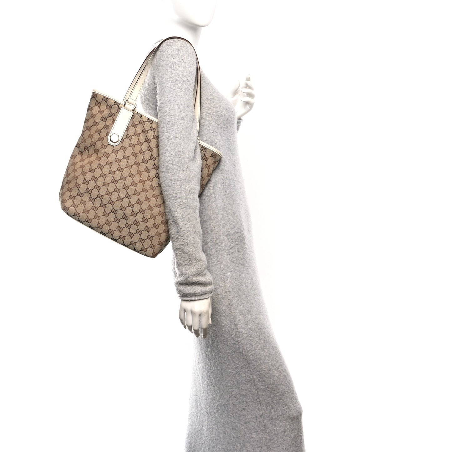 Monogram Charmy Tote Off White