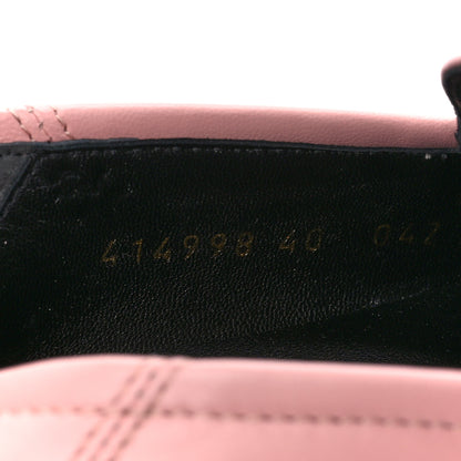 Gucci Lambskin Womens Brixton Horsebit Loafers 40 Perfect Pink 8 of 9