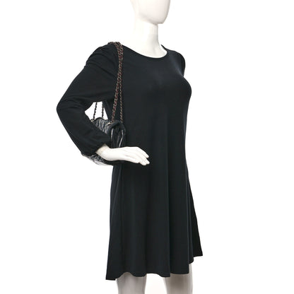 Chanel Iridescent Calfskin Medium In the Mix Flap Black 2 of 10