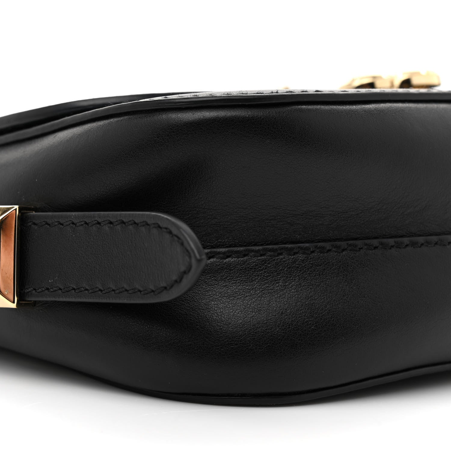Jimmy Choo Calfskin Varenne Shoulder Bag Small Black 9 of 14