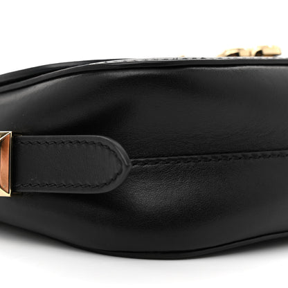 Jimmy Choo Calfskin Varenne Shoulder Bag Small Black 9 of 14