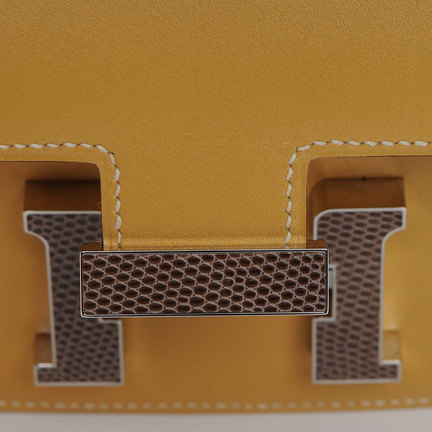 Hermes Tadelakt Lizard Constance 18 Paille Ficelle 19 of 21