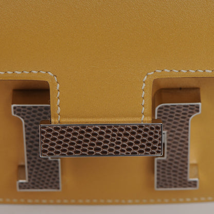 Hermes Tadelakt Lizard Constance 18 Paille Ficelle 19 of 21