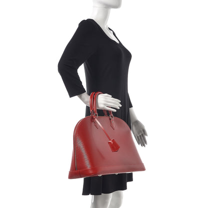 Louis Vuitton Epi Alma GM Carmine 2 of 10