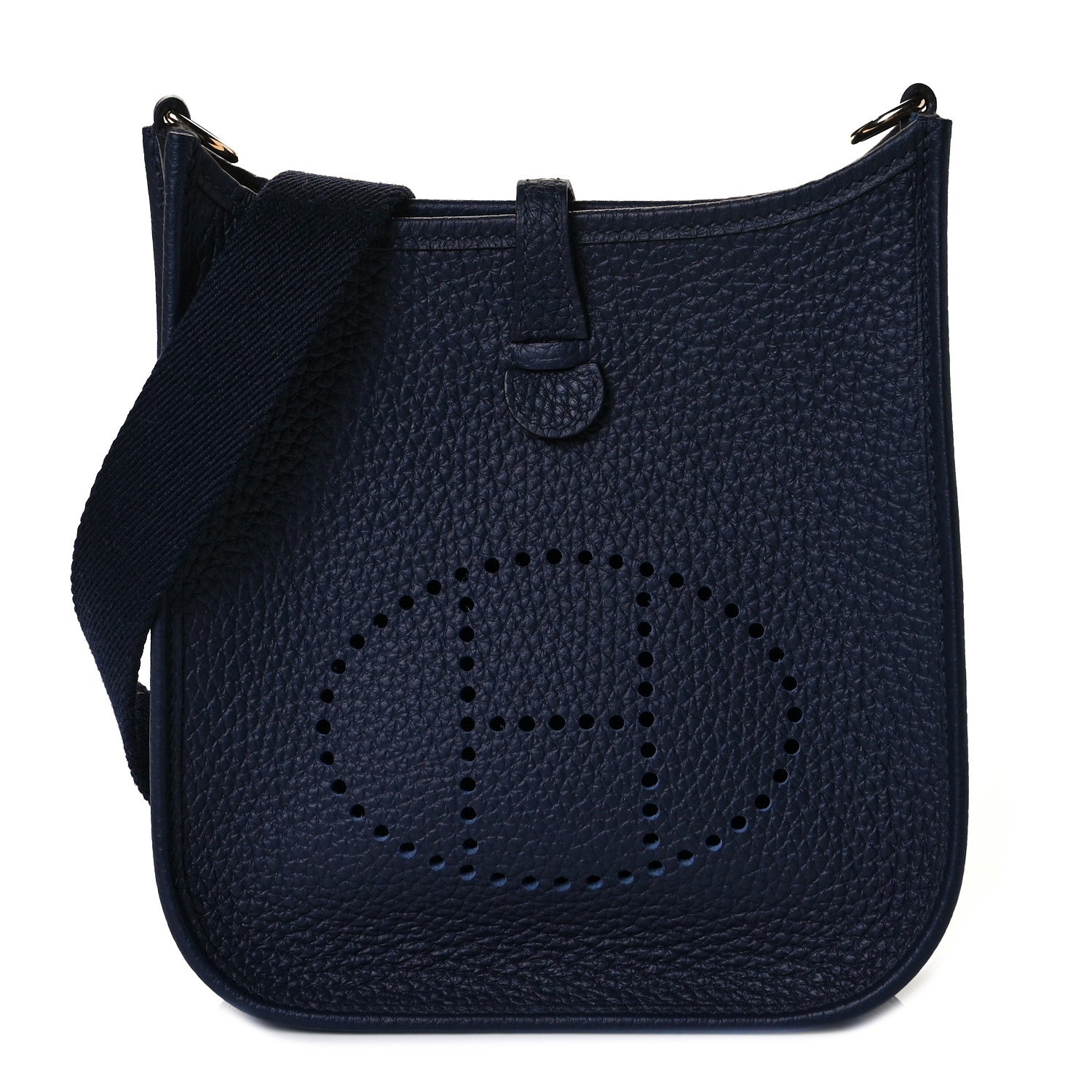 Hermes Taurillon Clemence Evelyne TPM Bleu Nuit 1 of 9