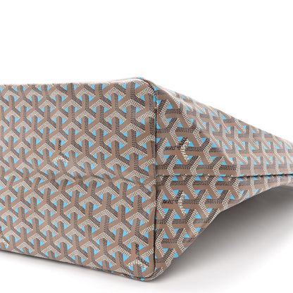 Goyard Goyardine Saint Louis Claire Voie GM Grege Turquoise 11 of 11