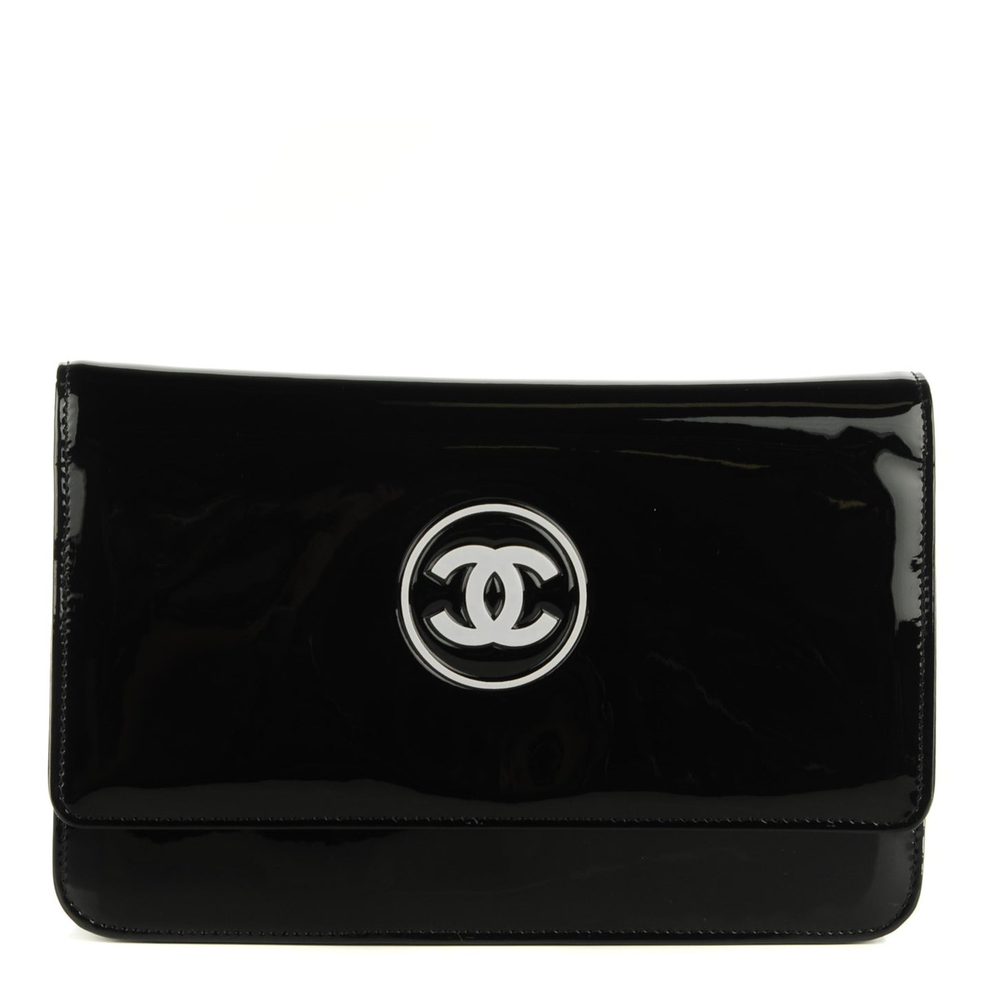 Patent CC Compact Wallet On Chain WOC Black