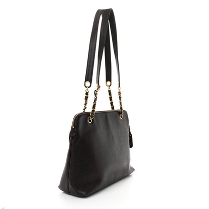 Chanel Caviar CC Shopper Tote Brown 3 of 19