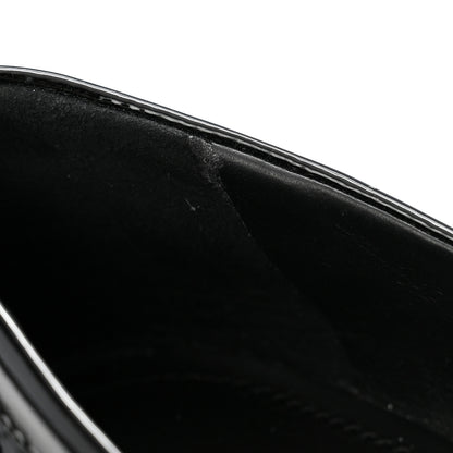 Prada Vernice Triangle Womens Loafers 35.5 Black 8 of 11