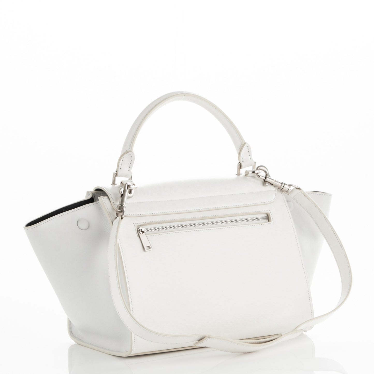 Liege Calfskin Small Trapeze White