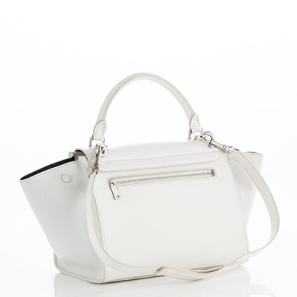 Celine Liege Calfskin Small Trapeze White 3 of 6
