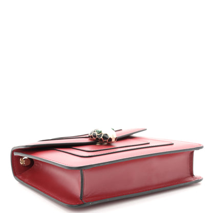Bulgari Calfskin Serpenti Forever Crossbody Bag Red 4 of 9