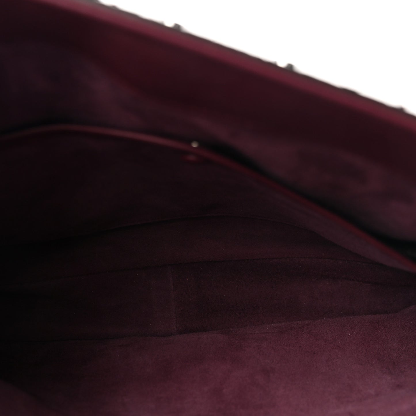 Snakeskin Bamboo Medium Lady Lock Top Handle Bag Purple