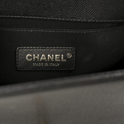 Chanel Caviar Quilted Small Boy Flap Black 6 of 10