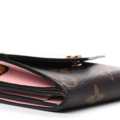 Louis Vuitton Monogram Zoe Wallet Rose Ballerine 6 of 7