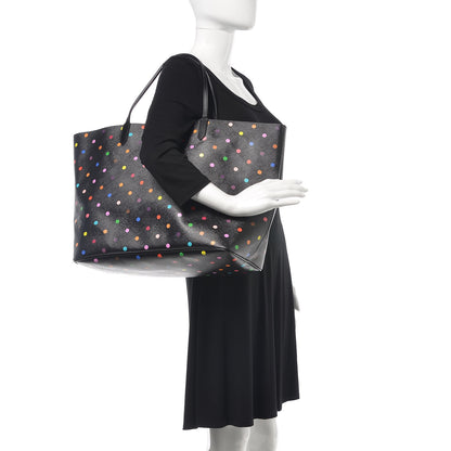 Givenchy Textured Coated Canvas Large Dots Print Antigona Tote Black 2 of 11