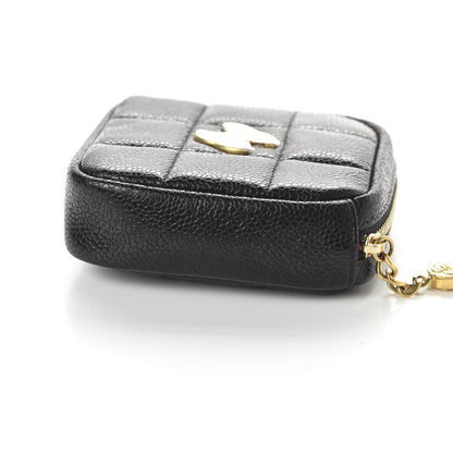 Chanel Caviar Quilted Coin Purse Belt Bag Black 7 of 11