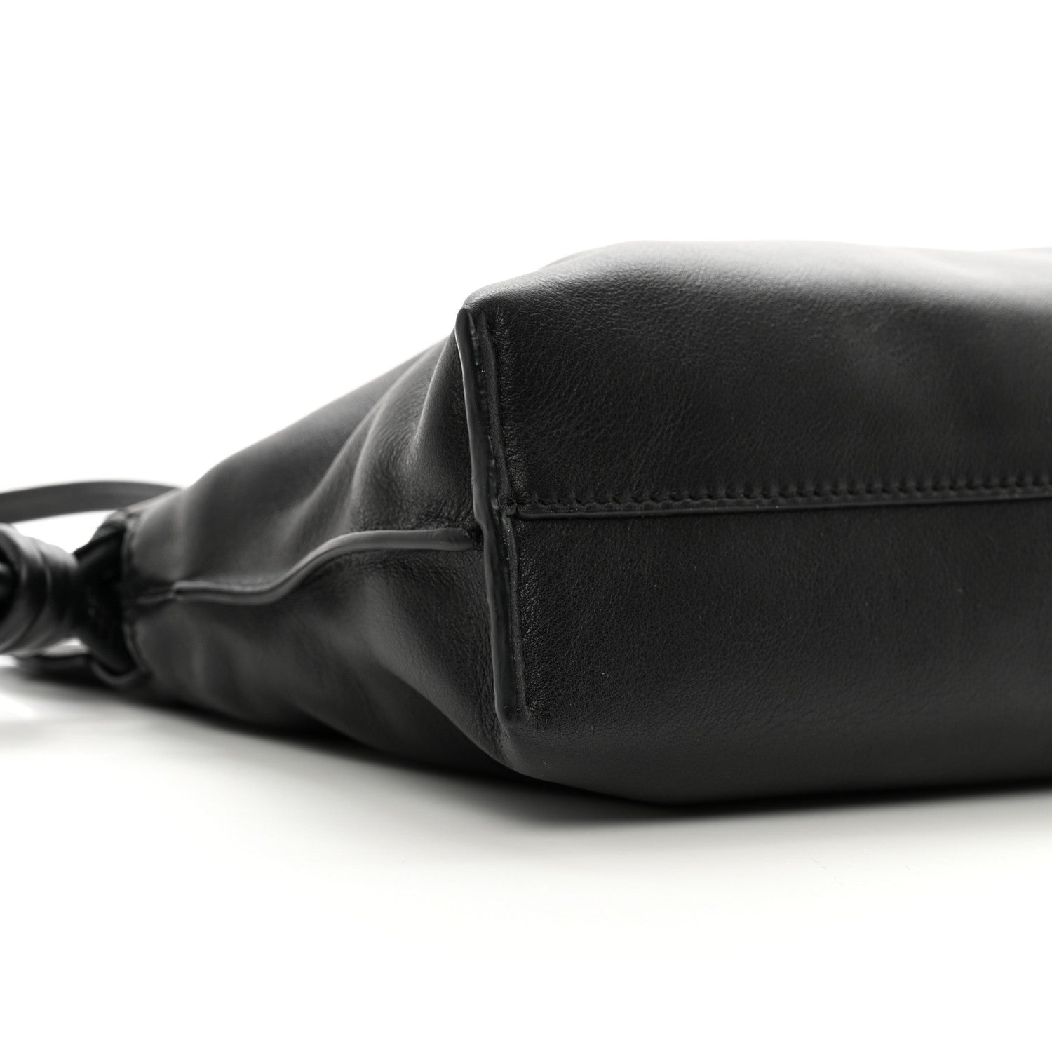 Loewe Calfskin Mini Flamenco Knot Clutch Black 7 of 10