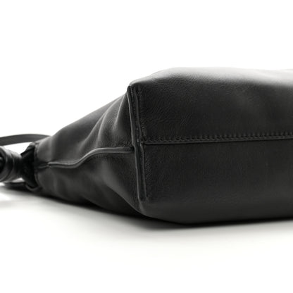 Loewe Calfskin Mini Flamenco Knot Clutch Black 7 of 10
