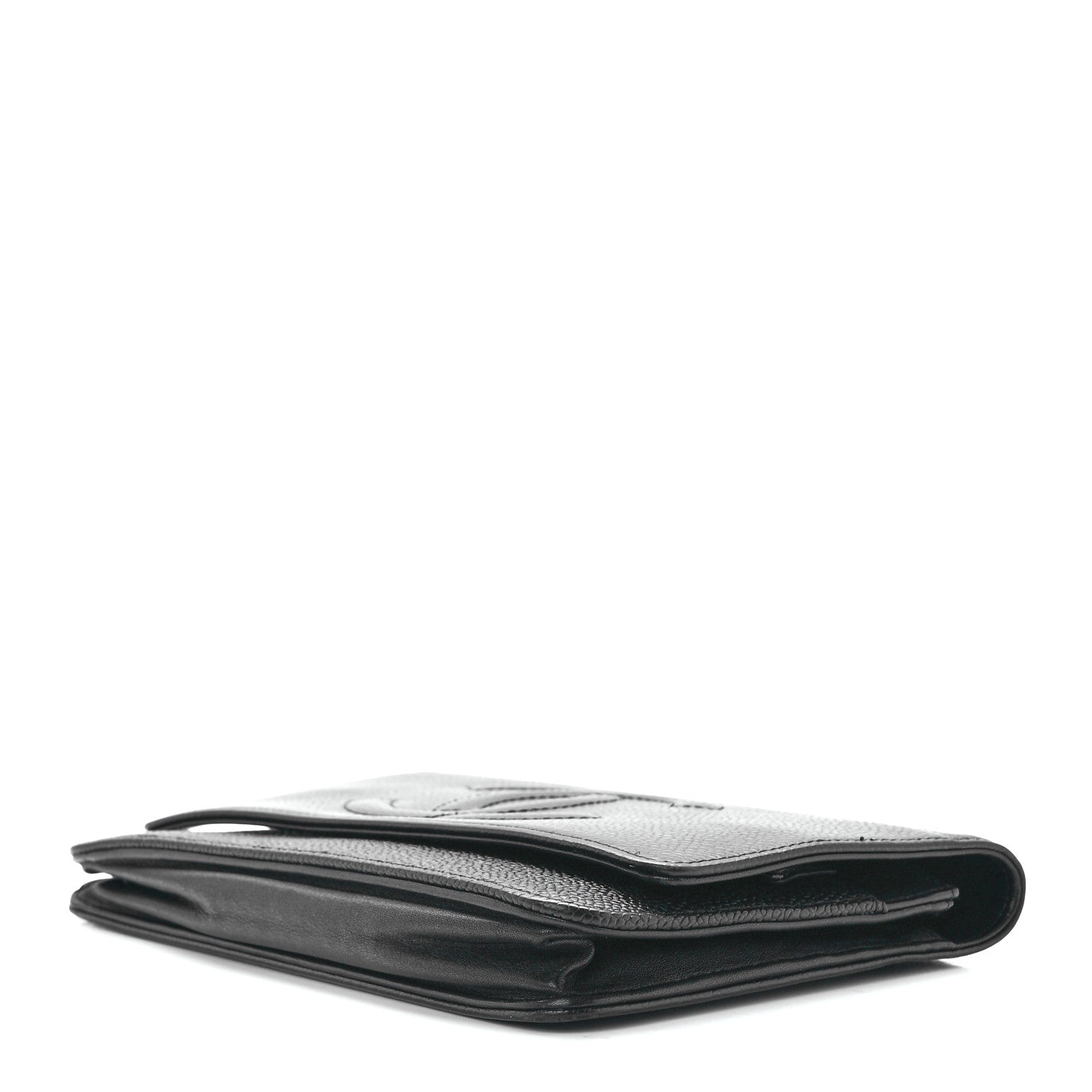 Chanel Caviar Timeless CC Wallet On Chain WOC Black 9 of 11