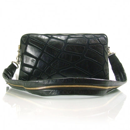 Chanel Leather Jersey Scales Camera Case Black 1 of 10