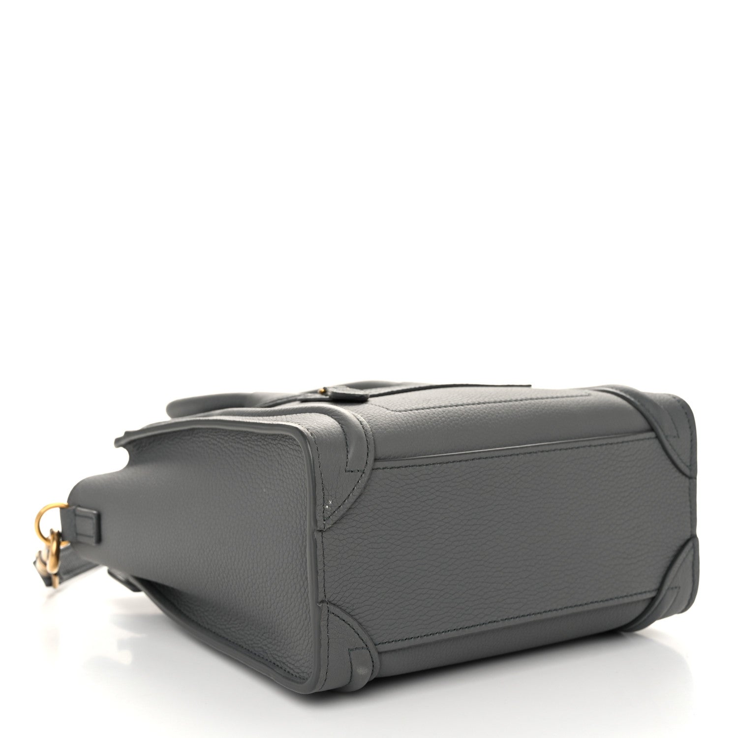 Celine Baby Drummed Calfskin Nano Luggage Kohl 4 of 11