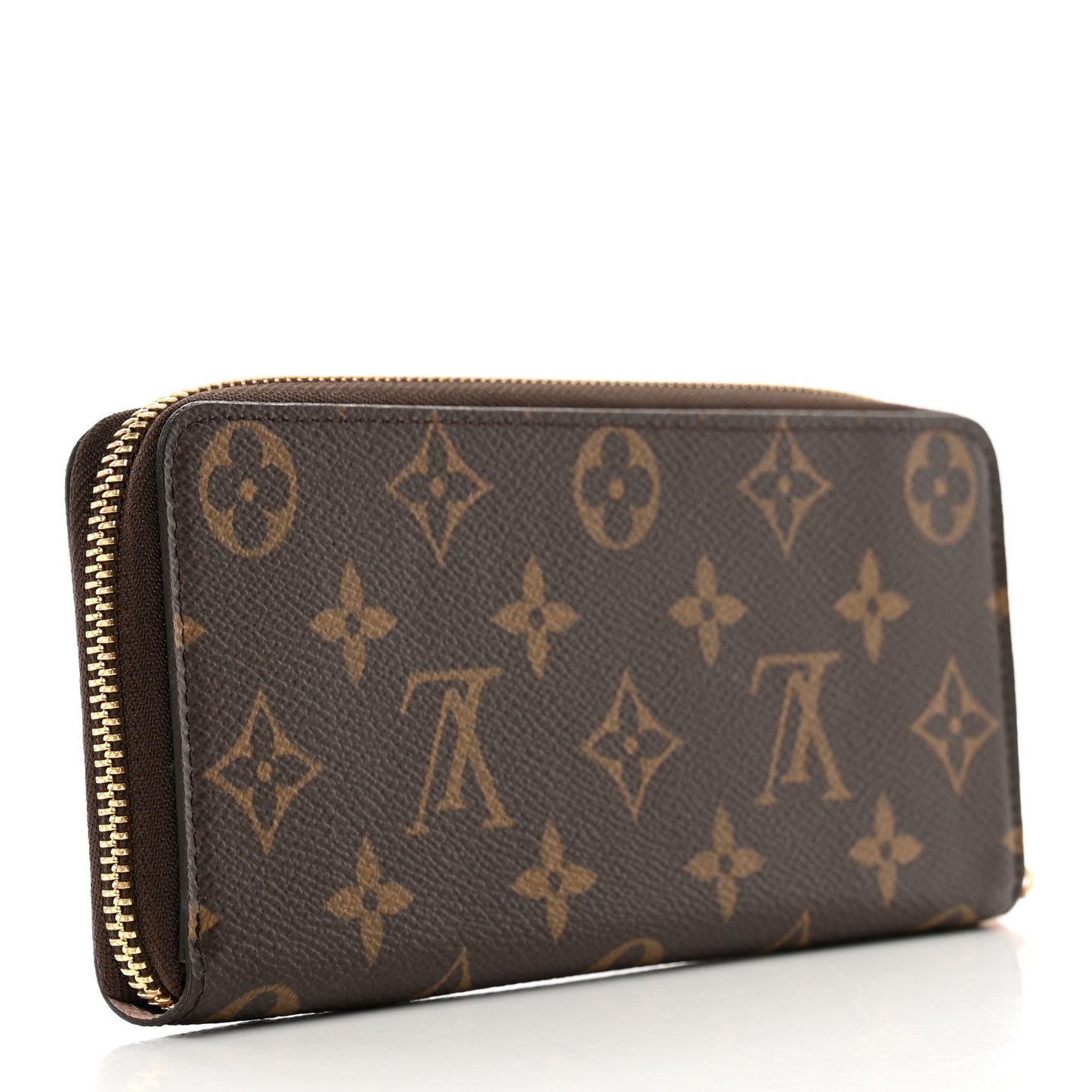 Monogram Clemence Wallet Rose Ballerine