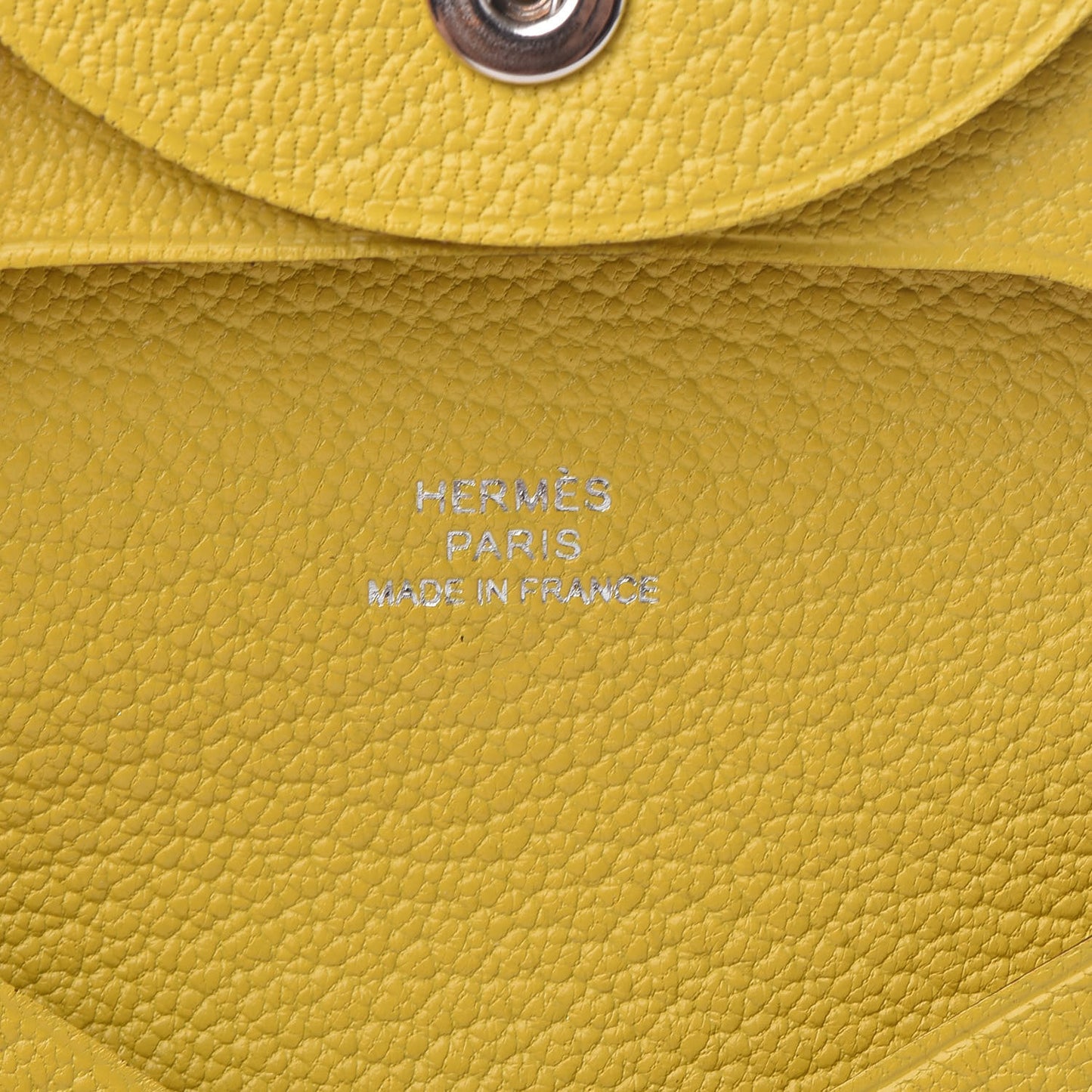 Chevre Mysore Bastia Coin Purse Jaune de Naples
