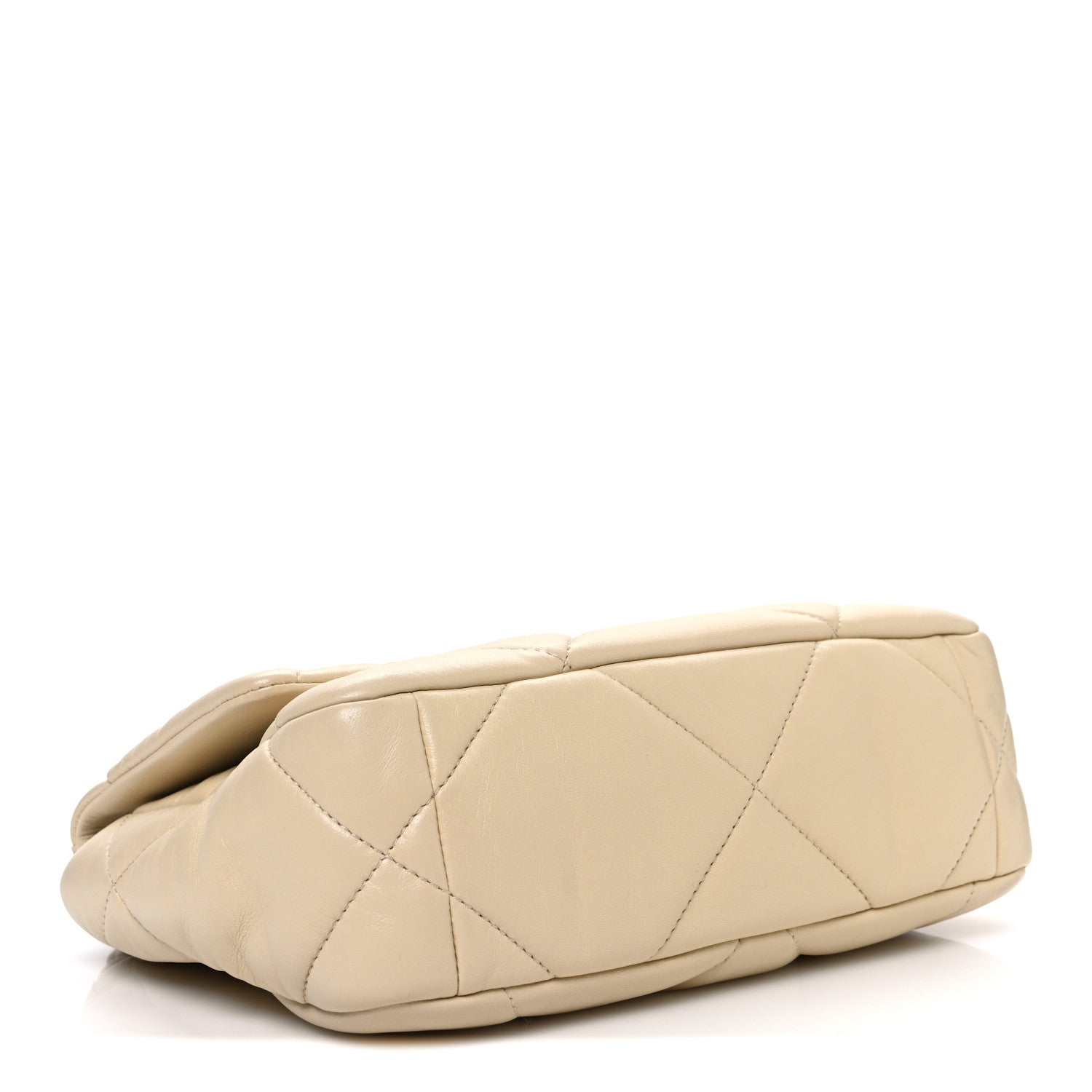 Chanel Lambskin Quilted Medium Chanel 19 Flap Beige 4 of 10