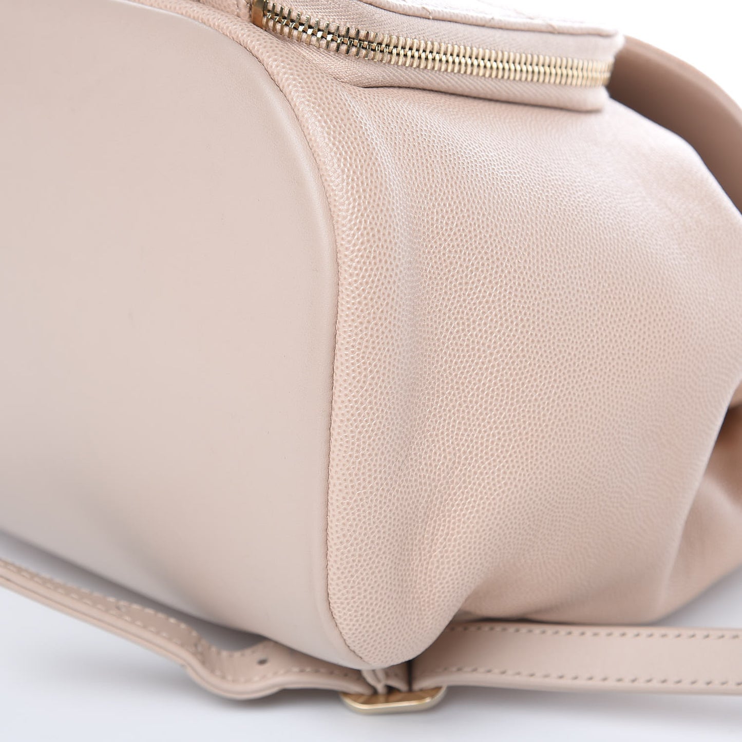 Caviar Quilted Business Affinity Backpack Beige