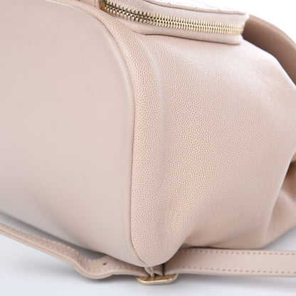 Chanel Caviar Quilted Business Affinity Backpack Beige 10 of 14