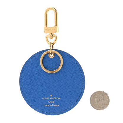 Louis Vuitton Monogram 2019 Christmas Animation Venice Bag Charm Key Ring Blue 2 of 4