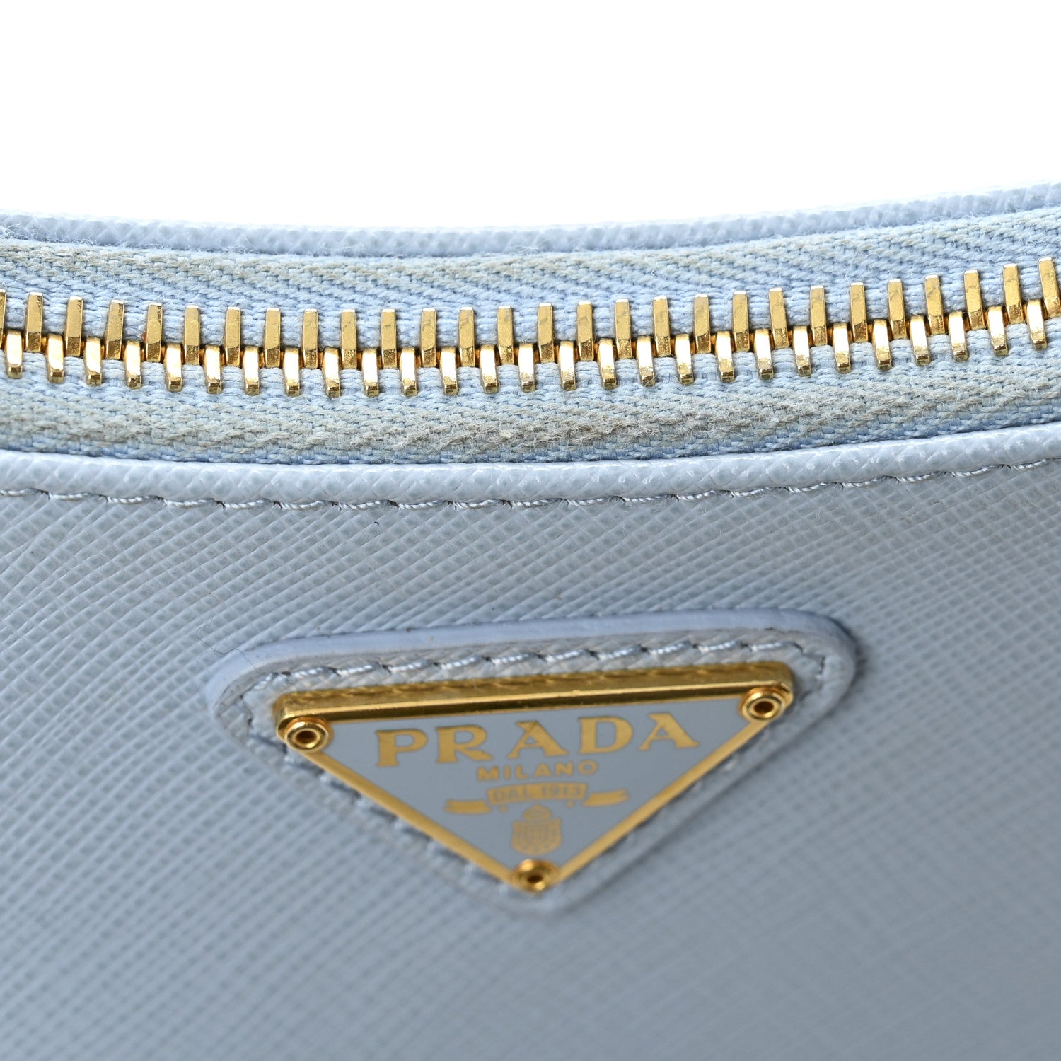 Prada Saffiano Re-Edition 2005 Shoulder Bag Celeste 12 of 12