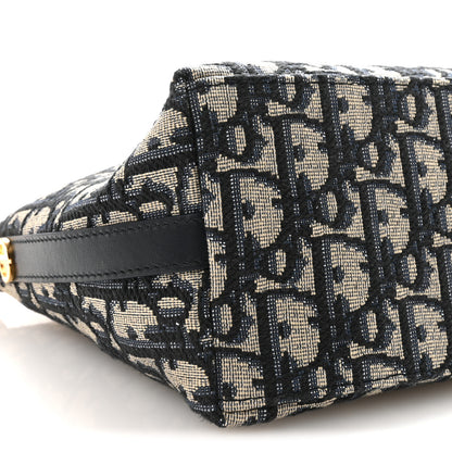 Christian Dior Oblique DiorStar Hobo Bag Blue 9 of 11
