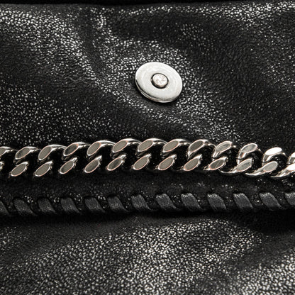 Stella McCartney Shaggy Deer Falabella Fold Over Tote Black 7 of 8