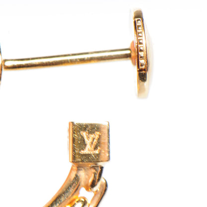 Louis Vuitton 18K Gold Citrine Baby Don't Cry Drop Earrings 5 of 6