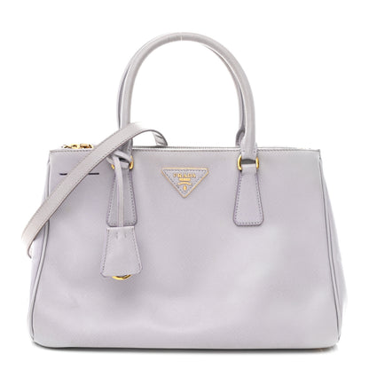 Prada Saffiano Small Galleria Double Zip Tote Glicine 2 of 25