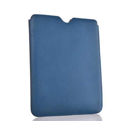 Prada Saffiano iPad Sleeve Case Cobalto 3 of 7
