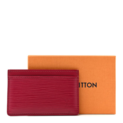 Louis Vuitton Epi Card Holder Fuchsia 9 of 9