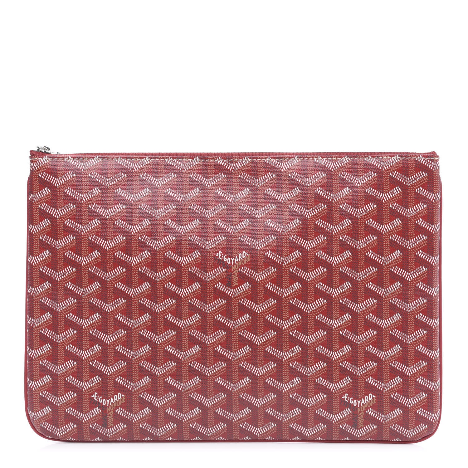 Goyard Goyardine Senat Pochette MM Red 1 of 7
