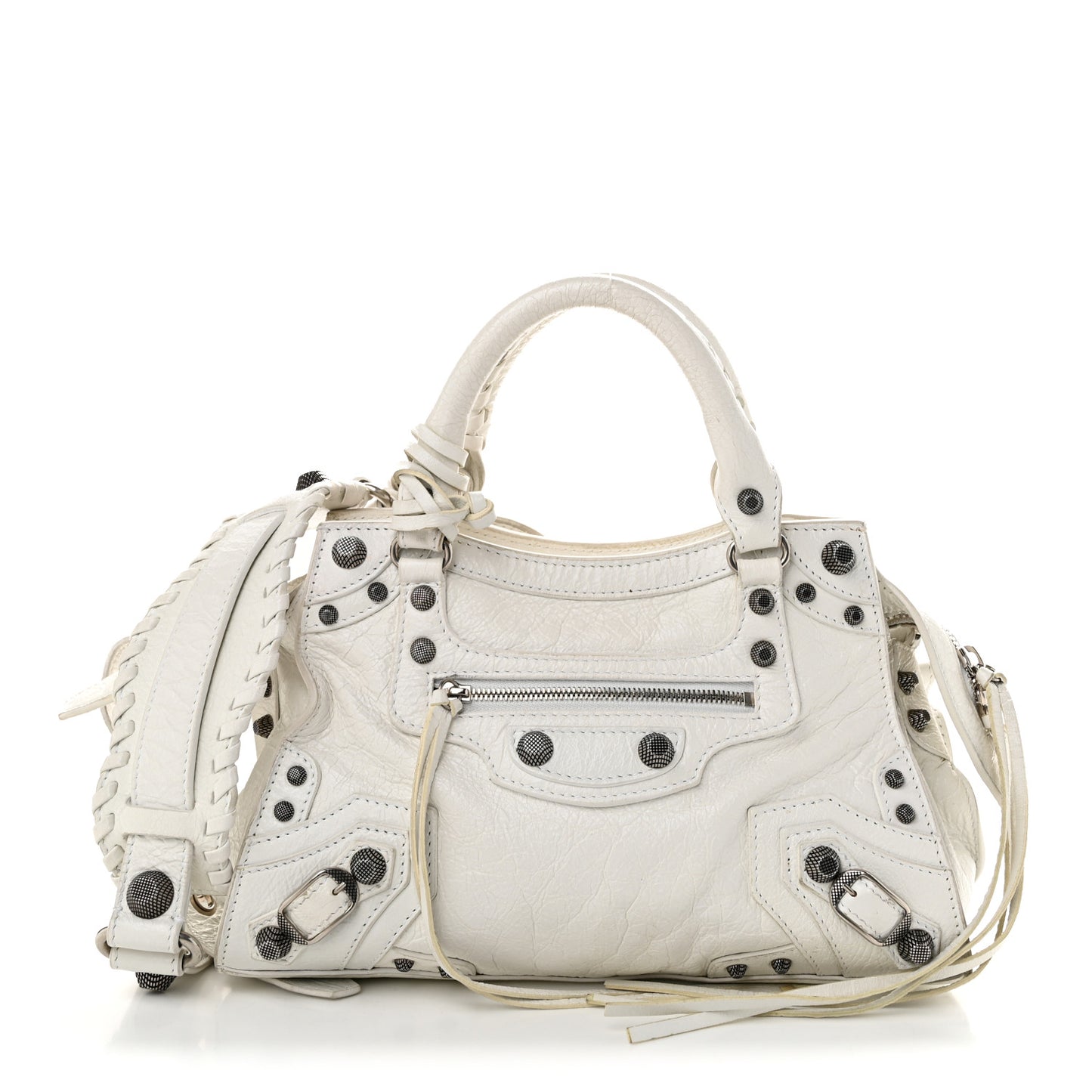 Agneau Arena Neo Cagole Handbag XS Optic White Optic White