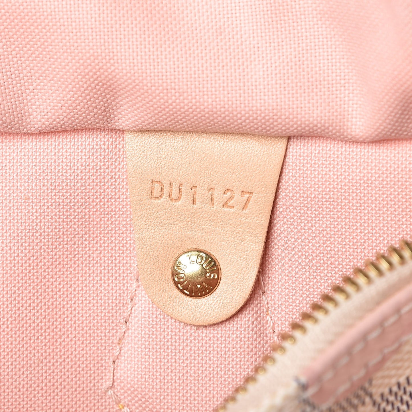 Damier Azur Tahitienne Speedy Bandouliere 30 Rose Ballerine