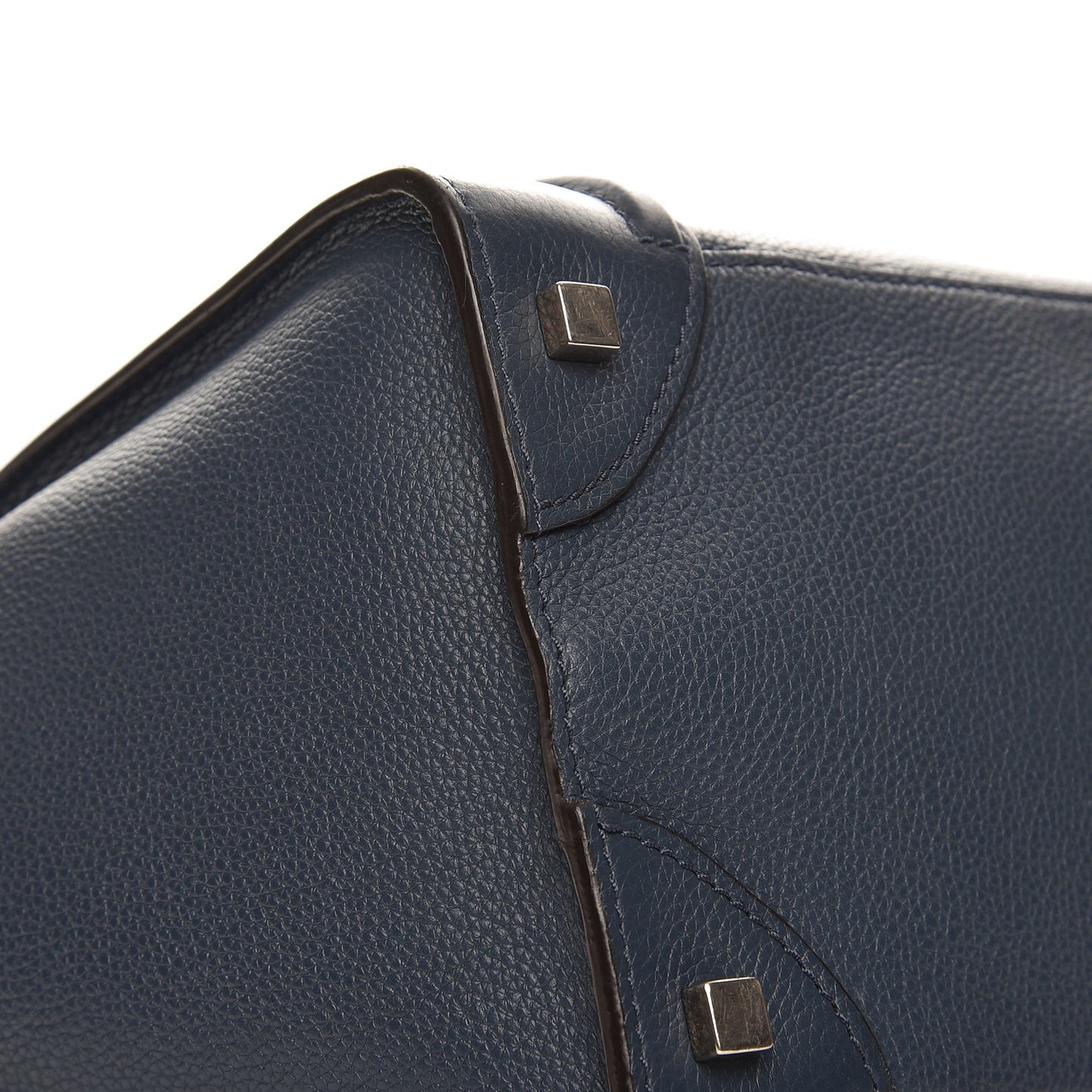 Drummed Calfskin Mini Luggage Orage