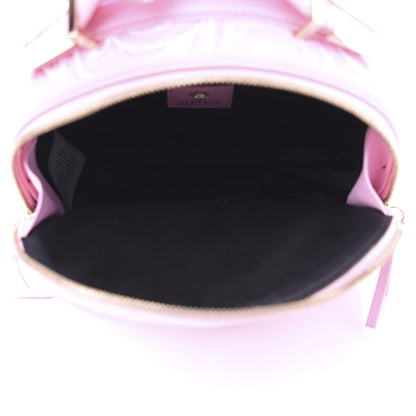 Versace Calfskin Palazzo Embroidered Baroque Mini Backpack Pink 4 of 8
