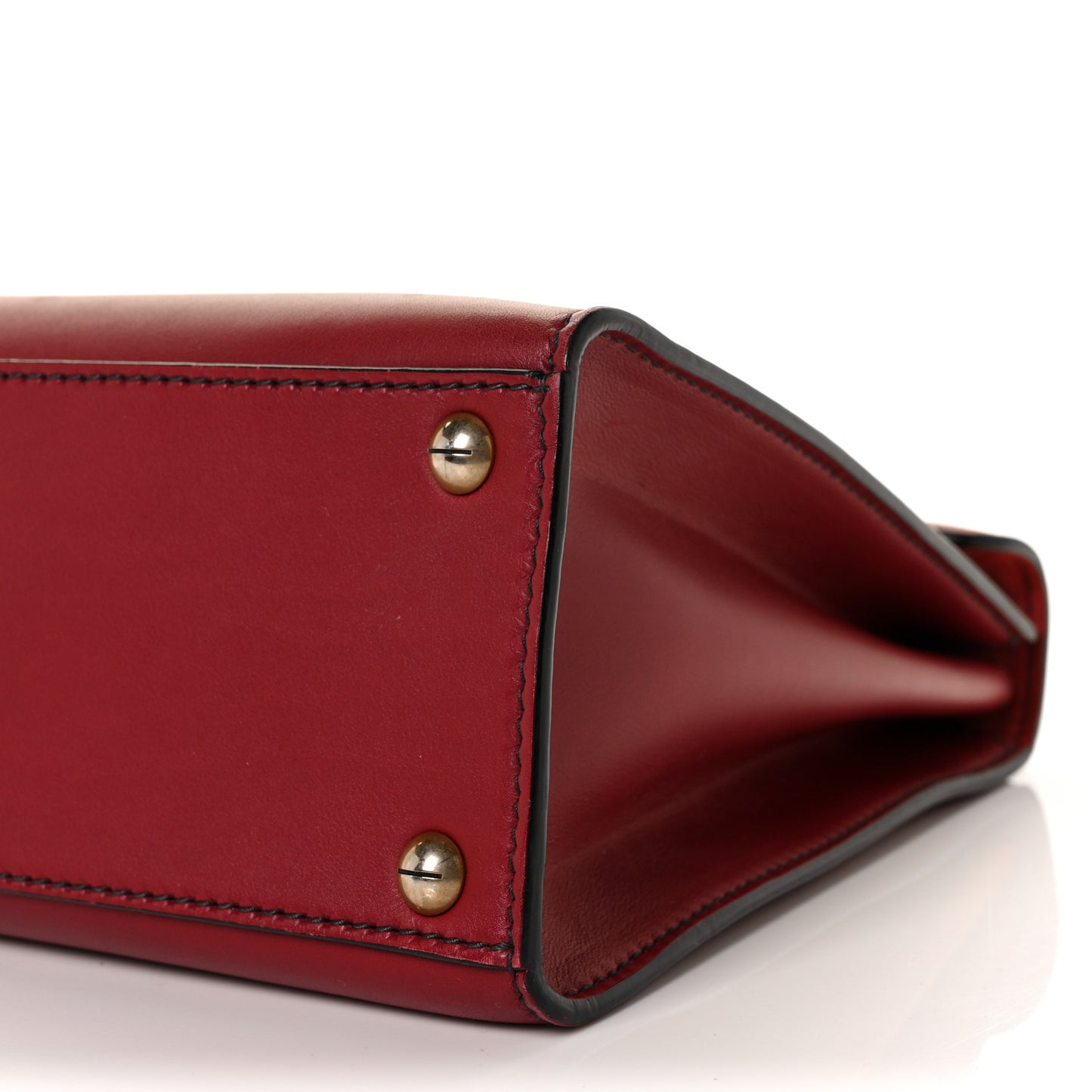Calfskin Dioraddict Top Handle Red