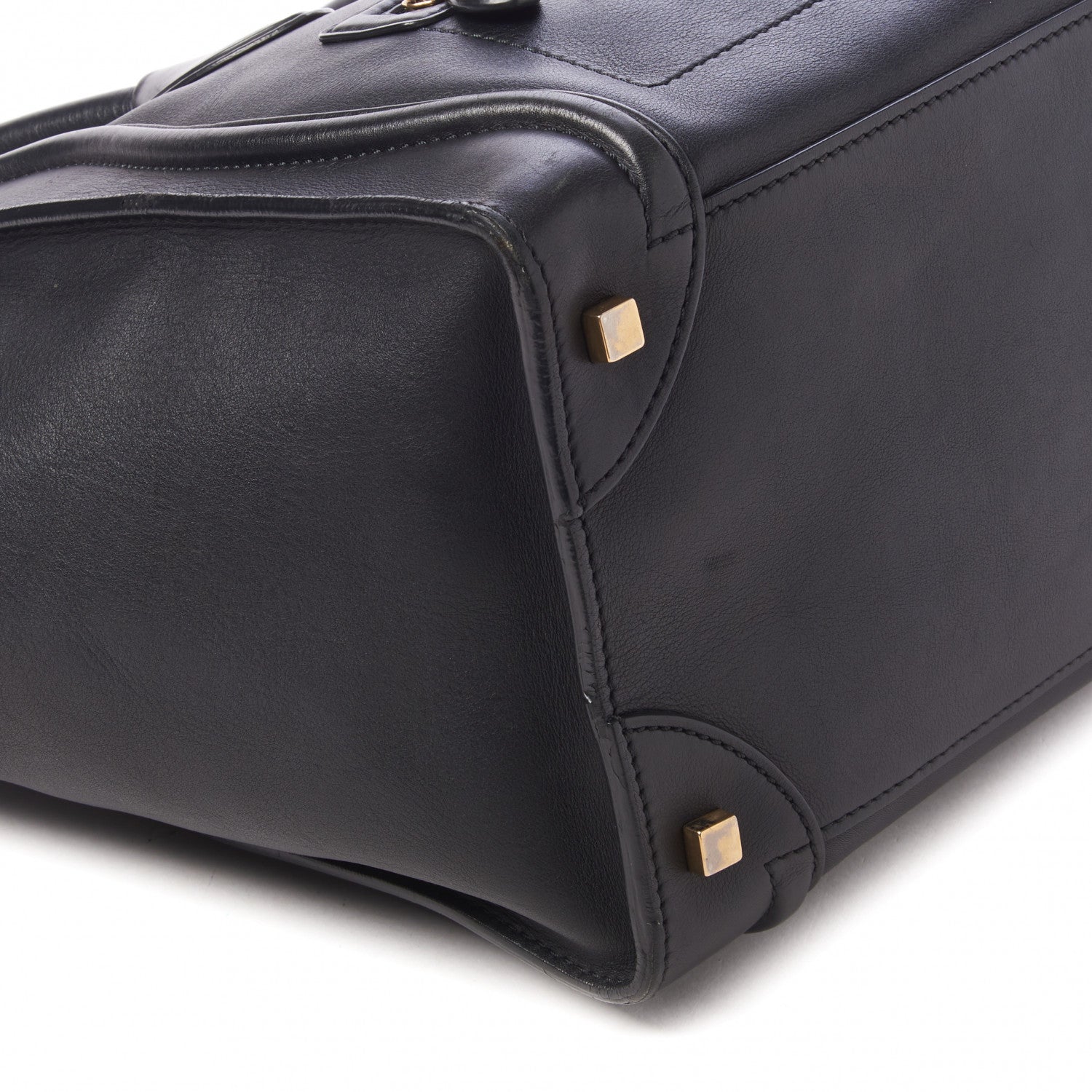 Celine Smooth Calfskin Mini Luggage Black 6 of 17