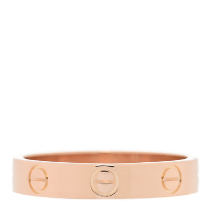 Cartier 18K Pink Gold 3.5mm LOVE Wedding Band Ring 53 6.5 3 of 4