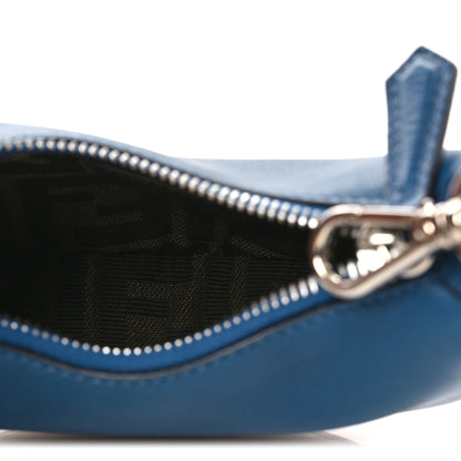 Fendi Vitello Grace Matte Nano Fendigraphy Hobo Charm Mirto 5 of 10